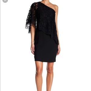 Nanette Lepore one shoulder lace dress